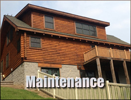  Ermine, Kentucky Log Home Maintenance