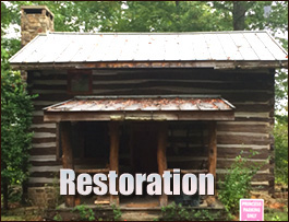 Historic Log Cabin Restoration  Ermine, Kentucky